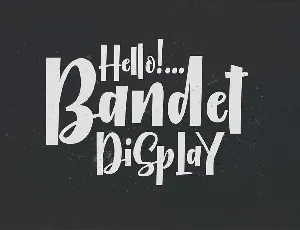 BANDET font