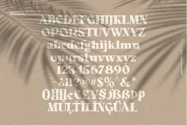 Millave Serif font