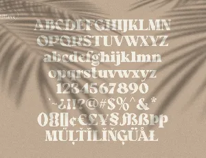 Millave Serif font