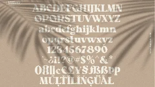 Millave Serif font