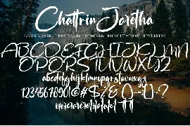 Chattrin Jaretha font