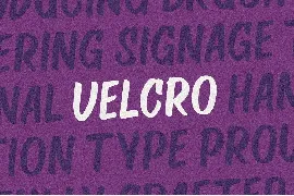 VELCRO - Brush Font