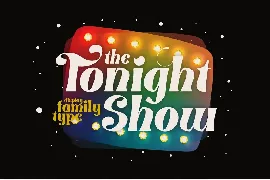 NT Tonight Show font