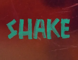 SHAKE Brush & SVG Font