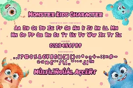 Monster Kids a Layered Cute Font