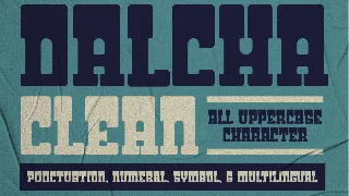 DALCHA TYPEFACE font