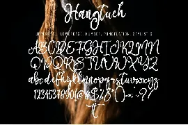 Hangtueh font