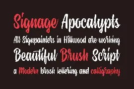 Hillwood font