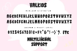 Valkids font