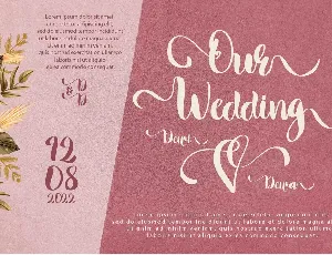 Rustic Wedding font