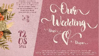 Rustic Wedding font