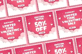 Pinky Valentine a Romantic Font