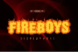 Fireboys - Hot and Fire Font