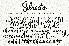 Siluoeta font