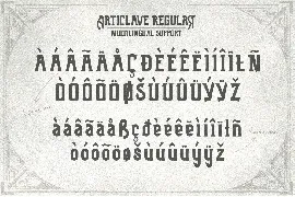 Articlave font