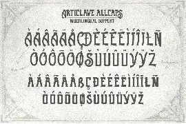 Articlave font