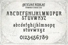 Articlave font