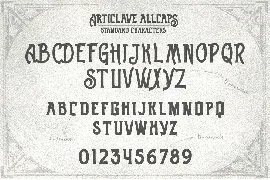 Articlave font