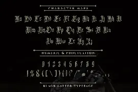 Glory Angel - Blackletter Type Font