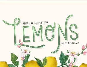 Limonata Font