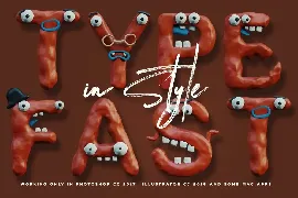 Plasticine Monsters - Color SVG Font