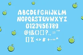 Apple Blue Font