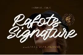 Rafots Signature - Elegant Font