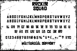 Rocker Squad font