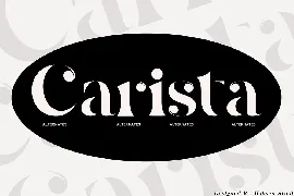 Carista font