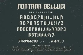 Montana Belluci font