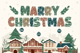 Crafty Christmas a Playful Font