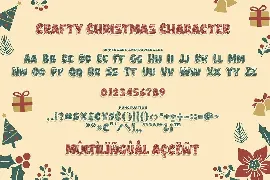 Crafty Christmas a Playful Font