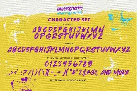 Unaessthetic - Rough Display Font