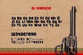 El Mariachi - Libre Type font