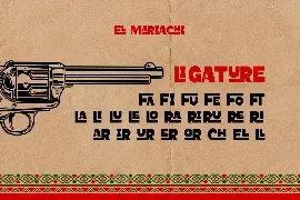 El Mariachi - Libre Type font