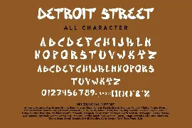 DetroitStreet - Graffiti Font