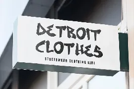 DetroitStreet - Graffiti Font