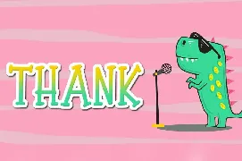 Singing Dino font