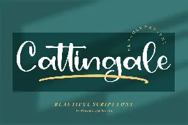 Cattingale Script Font