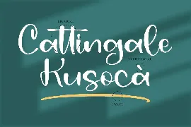 Cattingale Script Font