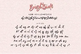 Brightside - Handwritten Brush Font