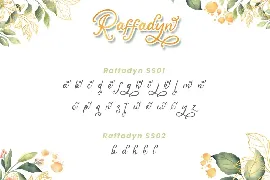 Raffadyn - Wedding Font