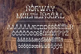 Norway | Authentic Display Typeface font