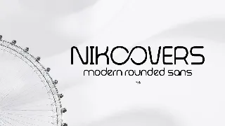 Nikoovers - Rounded Font