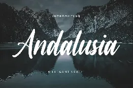 Andalusia - Bold Font