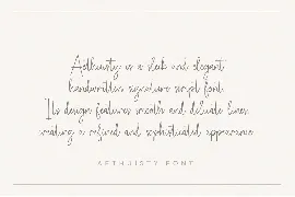 Aethuisty Handwritten Script Font