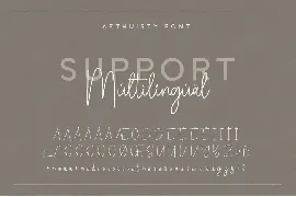 Aethuisty Handwritten Script Font