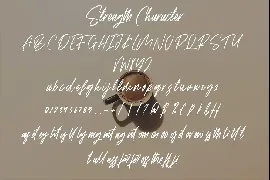 Strength - Authentic Handbrushed Font