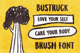 Bustruck Brush Font