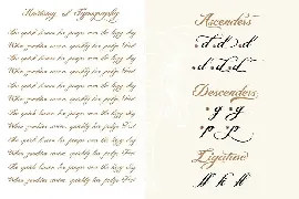 Montante Decorative Script font